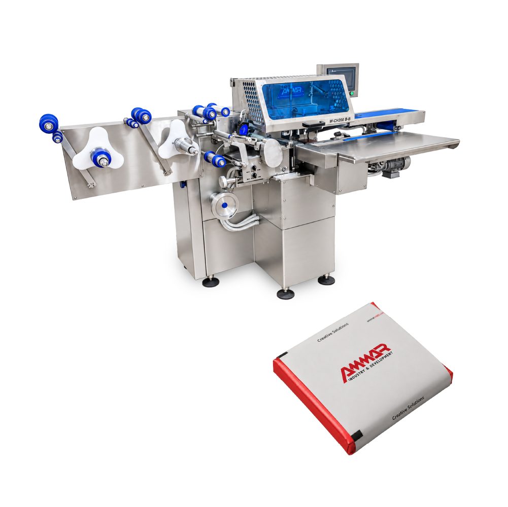Band Roll Seal Chocolate Bar Wrapping Machine